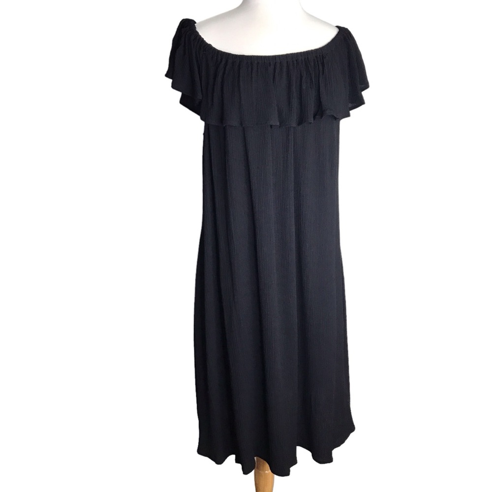 52 Seven Midi Dress Sz. 1X. 100% Rayon in EUC
